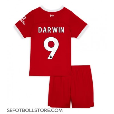 Liverpool Darwin Nunez #9 Replika babykläder Hemmaställ Barn 2023-24 Kortärmad (+ korta byxor)